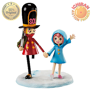 KYROS SOLDADINHO E REBECCA ONE PIECE REVIBLE MOMENTS ICHIBAN KUJI LETRA D 100% ORIGINAL LACRADO