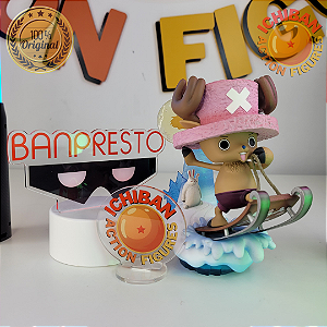 TONY TONY CHOPPER NO TRENÓ ONE PIECE PREMIUM FIGURE WINTER 2012 BANPRESTO 100% ORIGINAL SEM CAIXA