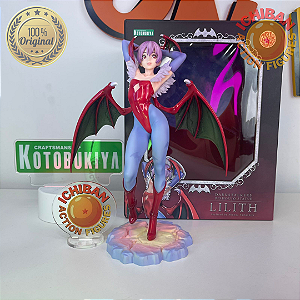 LILITH DARKSTALKERS BISHOUJO KOTOBUKIYA 100% ORIGINAL COM CAIXA