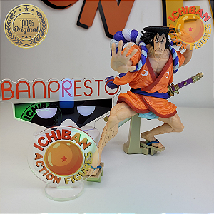 KOZUKI ODEN ONE PIECE KING OF ARTIST BANPRESTO 100% ORIGINAL SEM CAIXA