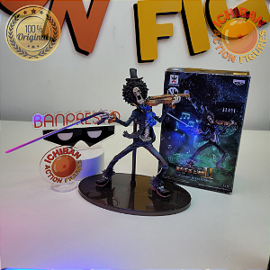 BROOK ONE PIECE SCULTURES BANPRESTO 100% ORIGINAL COM CAIXA