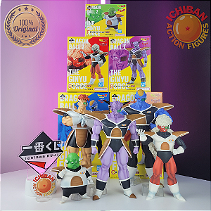 SET GINYU FORCE COMPLETO DRAGON BALL Z MASTERLISE ICHIBAN KUJI BANDAI 100% ORIGINAL COM CAIXA