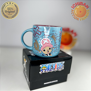 CANECA TONY TONY CHOPPER AZUL OVAL ONE PIECE 100% ORIGINAL LICENCIADO TOEI