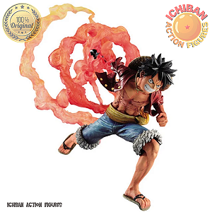 MONKEY D. LUFFY SOCO DE FOGO ONE PIECE ICHIBAN KUJI LETRA A BANDAI 100% ORIGINAL LACRADO