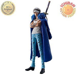 TRAFALGAR LAW REGATA BRANCA ONE PIECE KING OF ARTIST BANPRESTO 100% ORIGINAL LACRADO