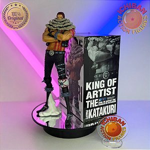 CHARLOTTE KATAKURI ONE PIECE KING OF ARTIST BANPRESTO 100% ORIGINAL COM CAIXA