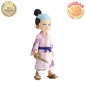 MOMONOSUKE KID ONE PIECE DXF BANPRESTO 100% ORIGINAL COM CAIXA