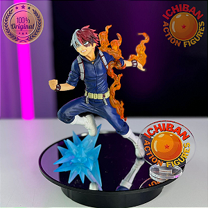 SHOTO TODOROKI DIORAMA FOGO E GELO MY HERO ACADEMIA DEATH FIGHT ICHIBAN KUJI LETRA C BANDAI 100% ORIGINAL SEM CAIXA