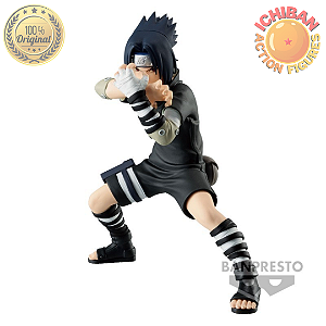 UCHIHA SASUKE ROUPA PRETA VS GAARA NARUTO VIBRATION STARS BANPRESTO 100% ORIGINAL LACRADO