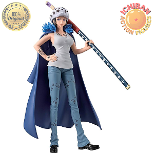 TRAFALGAR LAW MULHER REGATA BRANCA ONE PIECE DXF CHANGE VER. BANPRESTO 100% ORIGINAL LACRADO