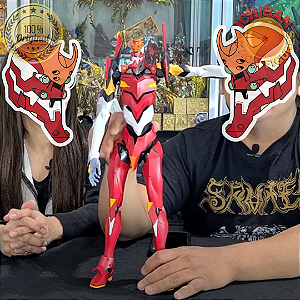 EVA 02 TEST TYPE NEON GENESIS EVANGELION ARTICULADO DYNACTION BANDAI 100% ORIGINAL SEM CAIXA