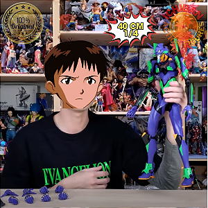 EVA 01 TEST TYPE NEON GENESIS EVANGELION ARTICULADO DYNACTION BANDAI 100% ORIGINAL SEM CAIXA