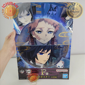 MEGA PÔSTER TOMIOKA E SABITO DEMON SLAYER ICHIBAN KUJI LETRA F 100% ORIGINAL LACRADO