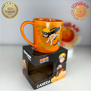 CANECA UZUMAKI NARUTO LARANJA OVAL NARUTO SHIPPUDEN 100% ORIGINAL LICENCIADO VIZ MIDIA