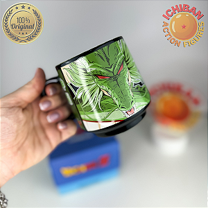 CANECA SHEN LONG PRETA OVAL DRAGON BALL 100% ORIGINAL LICENCIADO TOEI