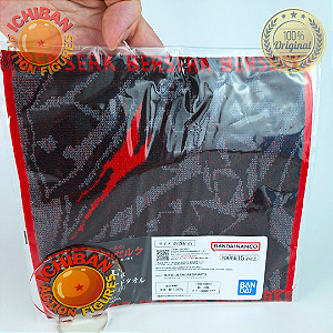 TOALHA PEQUENA GUTS PRETA E VERMELHA BERSERK ICHIBAN KUJI LETRA F BANDAI 100% ORIGINAL LACRADO