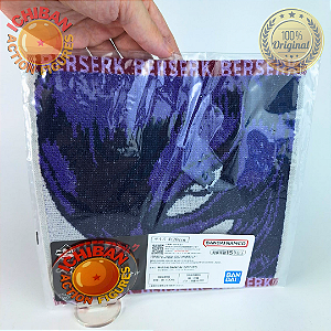 TOALHA PEQUENA GRIFFITH ROXA E CINZA BERSERK ICHIBAN KUJI LETRA F BANDAI 100% ORIGINAL LACRADO