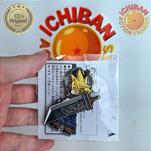 CHAVEIRO CLOUD STRIFE FINAL FANTASY VII KUJI PRIZE SQUARE ENIX 100% ORIGINAL LACRADO