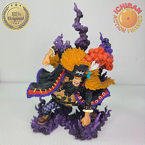 BARBA NEGRA ATACANDO ONE PIECE DEVIL EX VOL.2 ICHIBAN KUJI LETRA B BANDAI 100% ORIGINAL LACRADO