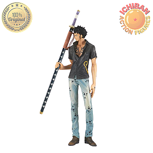 TRAFALGAR LAW CAMISA PRETA ONE PIECE THE BRUSH VER. SMSP BANPRESTO 100% ORIGINAL LACRADO