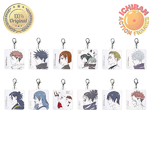 CHAVEIRO ALEATÓRIO JUJUTSU KAISEN ICHIBAN KUJI LETRA F BANDAI 100% ORIGINAL LACRADO
