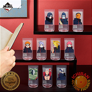 ACRÍLICO ALEATÓRIO NARUTO SHIPPUDEN ICHIBAN KUJI LETRA H BANDAI 100% ORIGINAL LACRADO