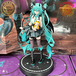 HATSUNE MIKU GÓTICA RASCA TRIO TRY IT FIGURE FURYU 100% ORIGINAL LACRADO