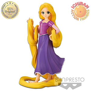 RAPUNZEL ENROLADOS DISNEY CRYSTALUX BANPRESTO 100% ORIGINAL LACRADO