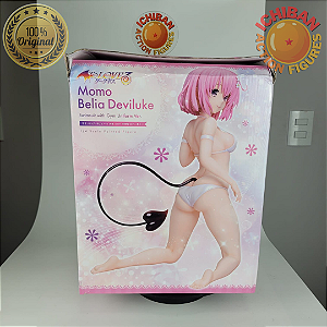 MOMO BELIA DEVILUKE SWIMSUIT VER. TO LOVE-RU DARKNESS 1/4 100% ORIGINAL COM CAIXA