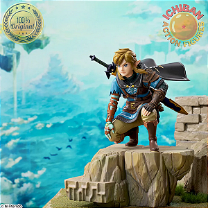 LINK ZELDA TEARS OF THE KINGDOM FIGURIZMA SEGA 100% ORIGINAL COM CAIXA