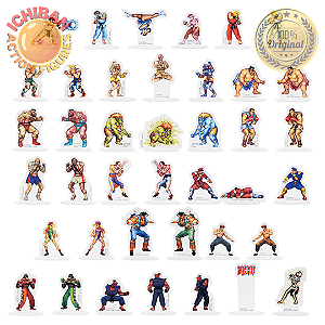 ACRÍLICO ALEATÓRIO STREET FIGHTER ICHIBAN KUJI LETRA G BANDAI 100% ORIGINAL LACRADO
