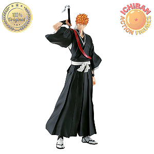 KUROSAKI ICHIGO SACANDO ESPADA BLEACH SOLID AND SOULS VOL.4 BANPRESTO 100% ORIGINAL LACRADO