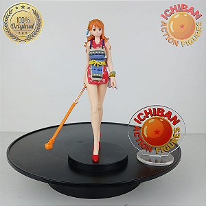 NAMI KIMONO VERMELHO ONE PIECE THE SHUKKO BANPRESTO 100% ORIGINAL SEM CAIXA