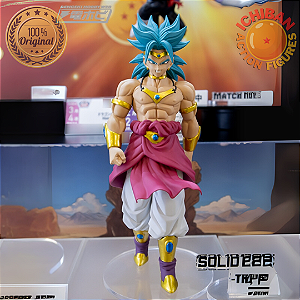[PRÉ-VENDA JANEIRO/26 - 50%] BROLY 94 BLUE HAIR FORMA BASE DRAGON BALL Z SOLID EDGE WORK BANPRESTO 100% ORIGINAL LACRADO