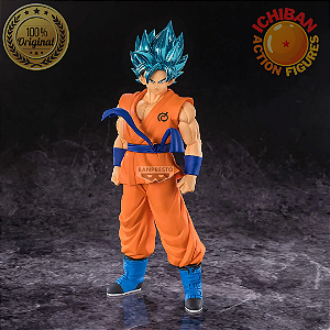 SON GOKU SSJ BLUE DRAGON BALL SUPER BLOOD OF SAIYANS BANPRESTO 100% ORIGINAL LACRADO