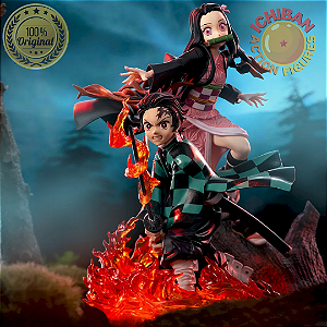 [RESERVA] CONJUNTO TANJIRO E NEZUKO DEMON SLAYER XROSS LINK SEGA 100% ORIGINAL LACRADO