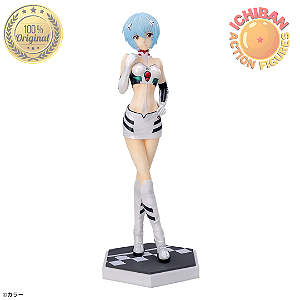 REI AYANAMI UNIFORME CURTO NEON GENESIS EVANGELION EVA RACING LUMINASTA SEGA 100% ORIGINAL LACRADO