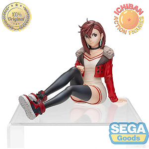 AYASE MOMO SENTADA NO CHÃO VESTIDO E CASACO DANDADAN CHOKONOSE VOL.2 SEGA 100% ORIGINAL LACRADO