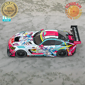CARRO HATSUNE MIKU GT PROJECT AMG 2024 GOODSMILE COMPANY 1/64 100% ORIGINAL LACRADO