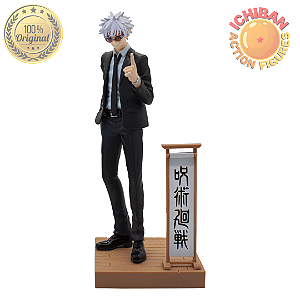 GOJO SATORU DE TERNO CANTANDO JUJUTSU KAISEN BANPRESTO 100% ORIGINAL SEM CAIXA