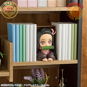 APARADOR DE LIVROS KAMADO NEZUKO ESCONDIDA DEMON SLAYER HYOKOFIG BANPRESTO 100% ORIGINAL LACRADO