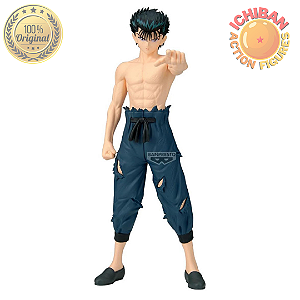 URAMESHI YUSUKE SEM CAMISA YU YU HAKUSHO MAXIMATIC BANPRESTO 100% ORIGINAL LACRADO