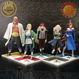 [PRÉ-VENDA JULHO-AGOSTO/2026 - 50%] 5 KAGES GAARA- ONOKI-TSUNADE-AE-MEI NARUTO SHIPPUDEN BANPESTO 100% ORIGINAL LACRADO
