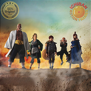 [PRÉ-VENDA JULHO-AGOSTO/2026 - 50%] 5 KAGES GAARA- ONOKI-TSUNADE-AE-MEI NARUTO SHIPPUDEN BANPESTO 100% ORIGINAL LACRADO