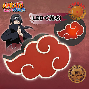LUMINÁRIA AKATSUKI NARUTO SHIPPUDEN BANPRESTO BANDAI 100% ORIGINAL LACRADO