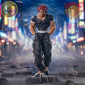 [PRÉ-VENDA AGOSTO/2026 - 50%] HANMA YUJIRO BAKI THE CHAMPION SEGA LUMINASTA 100% ORIGINAL LACRADO