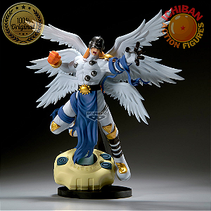[PRÉ-VENDA AGOSTO/2026 - 50%] ANGEMON COM DIGIVICE PUNHO DO DESTINO DIORAMA DIGIMON BANPRESTO 100% ORIGINAL LACRADO