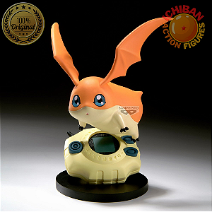 [PRÉ-VENDA AGOSTO/2026 - 50%] PATAMON COM DIGIVICE PUNHO DO DESTINO DIORAMA DIGIMON BANPRESTO 100% ORIGINAL LACRADO