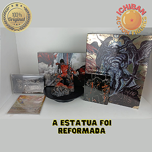 FINAL FANTASY XVI COLLECTION ED. COMPLETE SQUARE ENIX (ESTATUA FOI REFORMADA)100% ORIGINAL