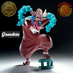 [PRÉ-VENDA SETEMBRO/2026 - 50%] BUGGY ONE PIECE GRANDISTA BANPESTO 4 EMP. 100% ORIGINAL LACRADO